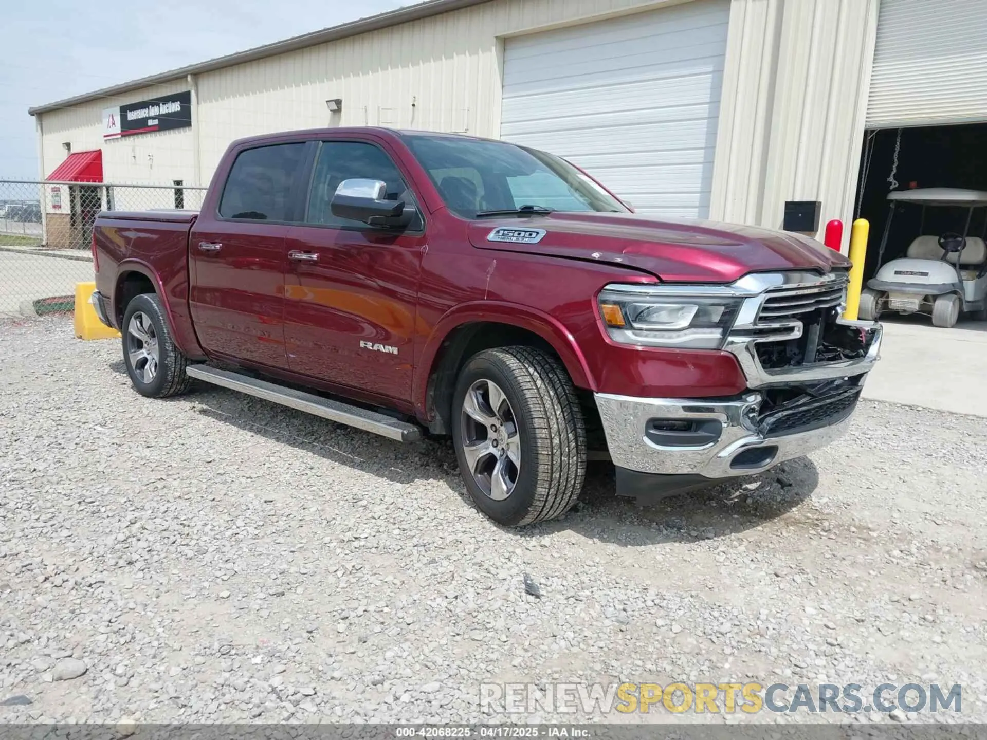 1 Photograph of a damaged car 1C6RREJT7KN535035 RAM 1500 2019