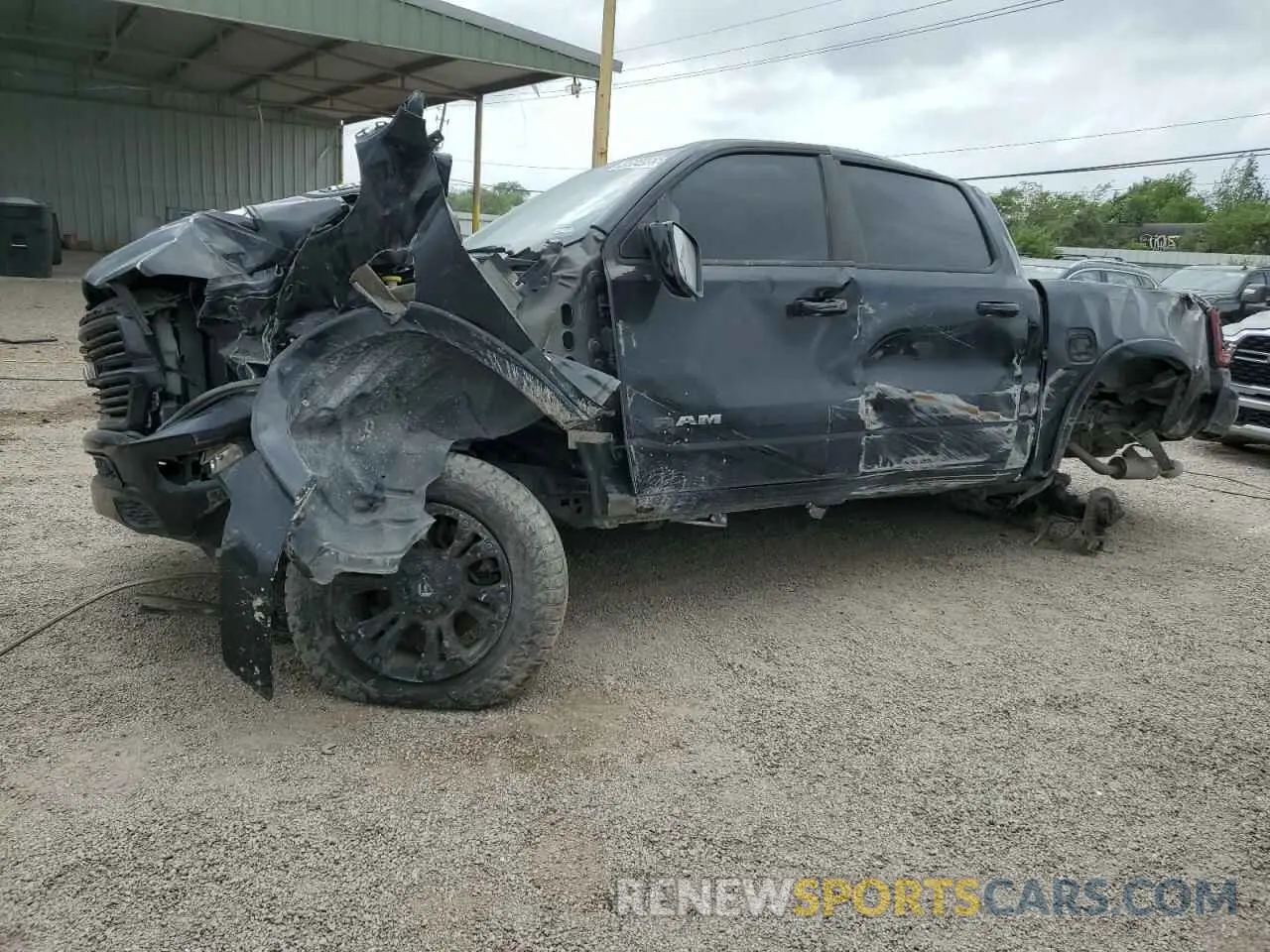 1 Photograph of a damaged car 1C6RREJT7KN894157 RAM 1500 2019