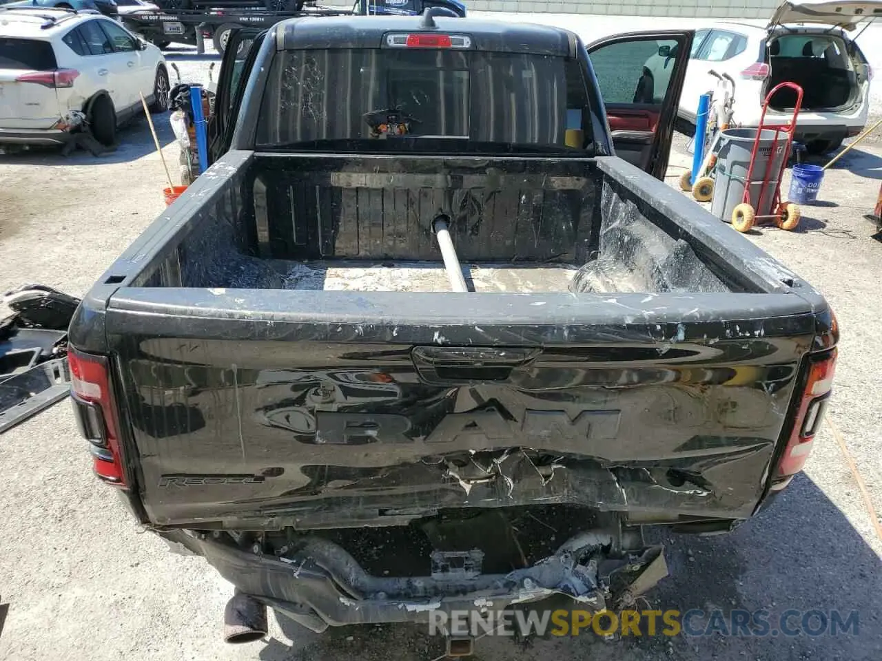 6 Photograph of a damaged car 1C6RRELT0KN828238 RAM 1500 2019
