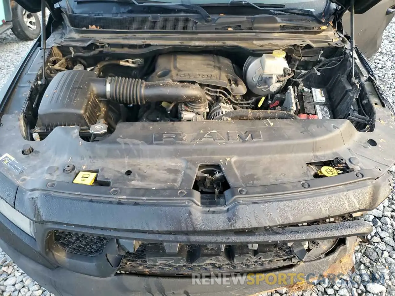 11 Photograph of a damaged car 1C6RRELT2KN724222 RAM 1500 2019