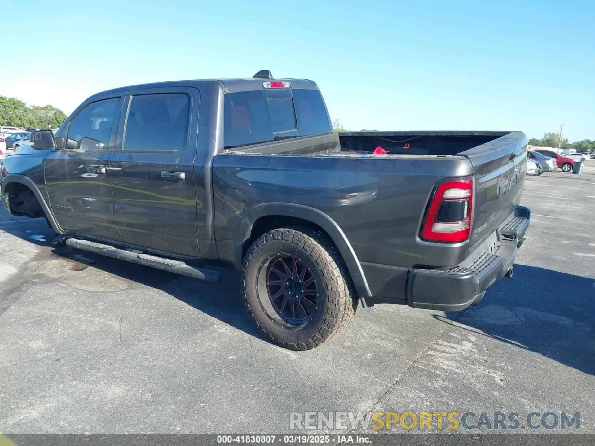3 Photograph of a damaged car 1C6RRELT8KN549233 RAM 1500 2019