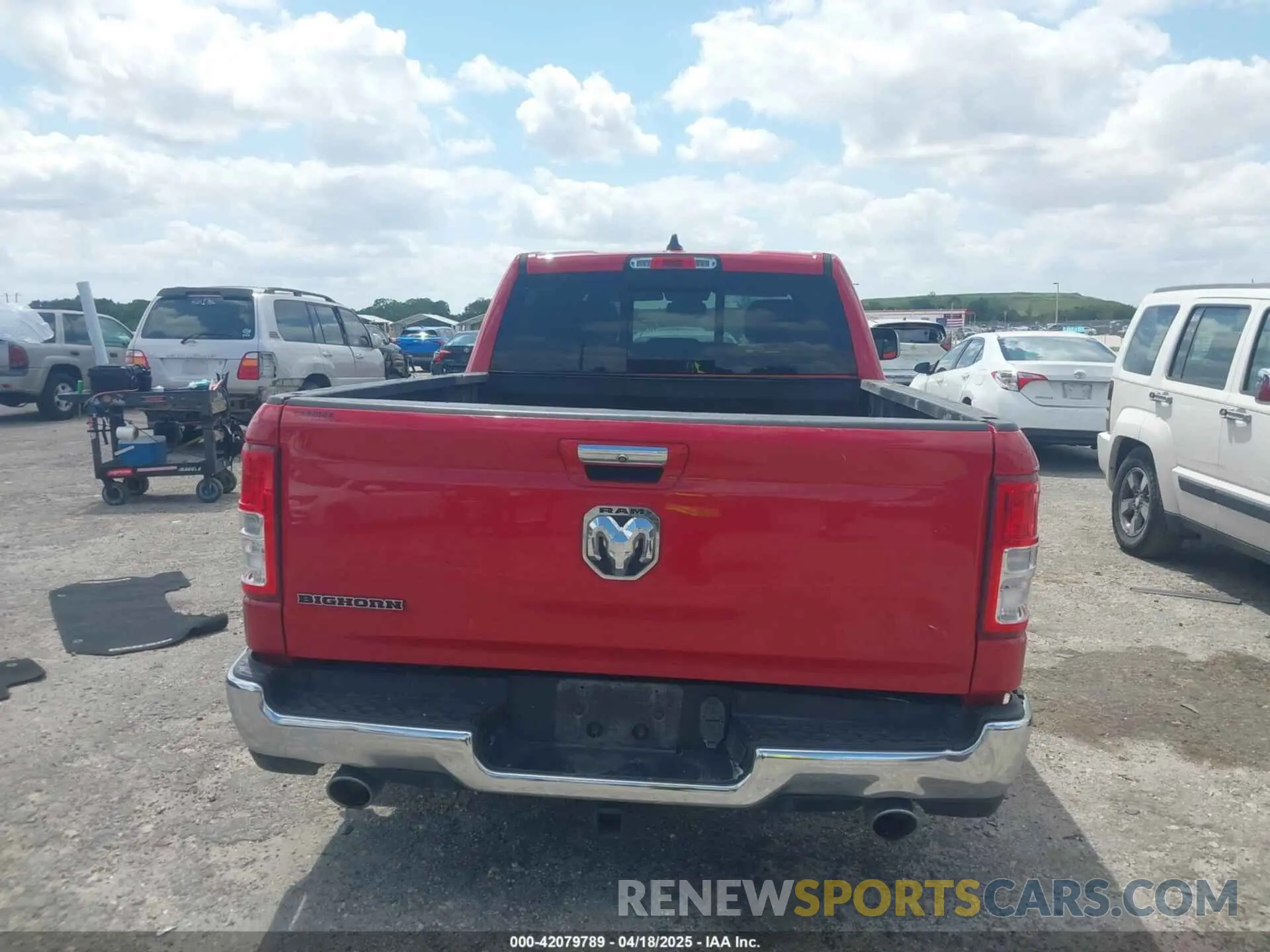 16 Photograph of a damaged car 1C6RREMT0KN567823 RAM 1500 2019