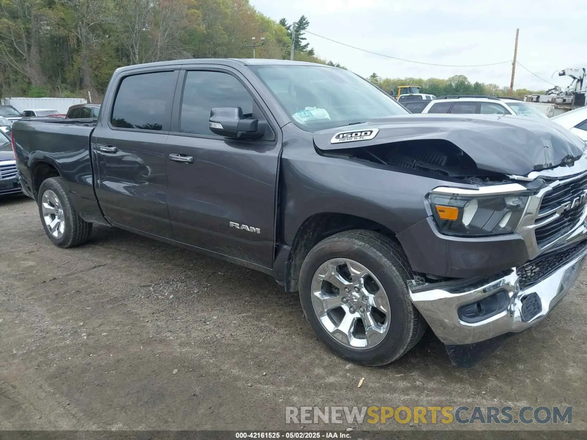 1 Photograph of a damaged car 1C6RREMT7KN891111 RAM 1500 2019