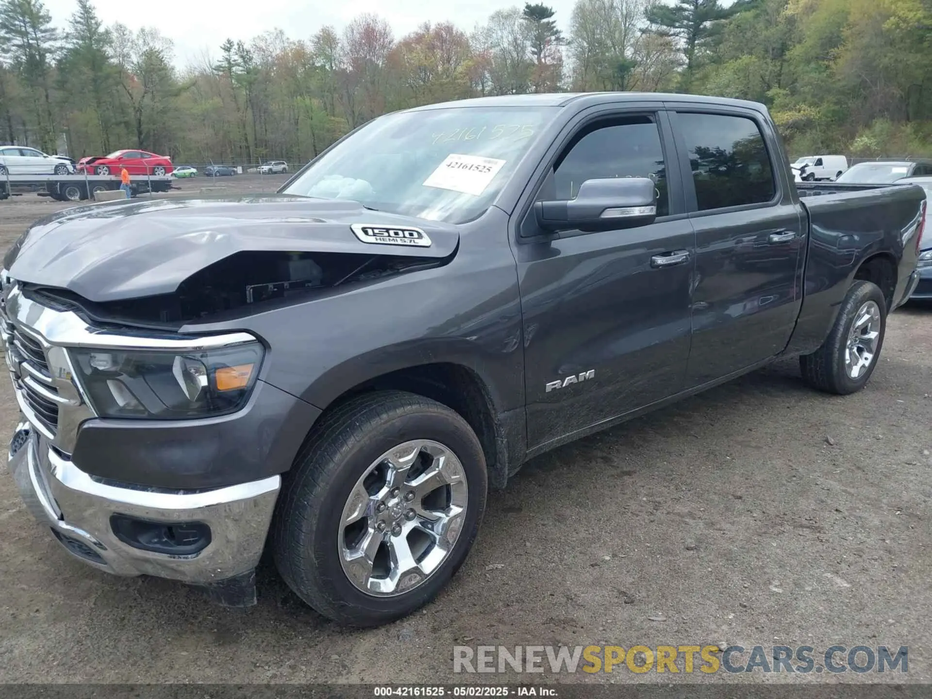 2 Photograph of a damaged car 1C6RREMT7KN891111 RAM 1500 2019