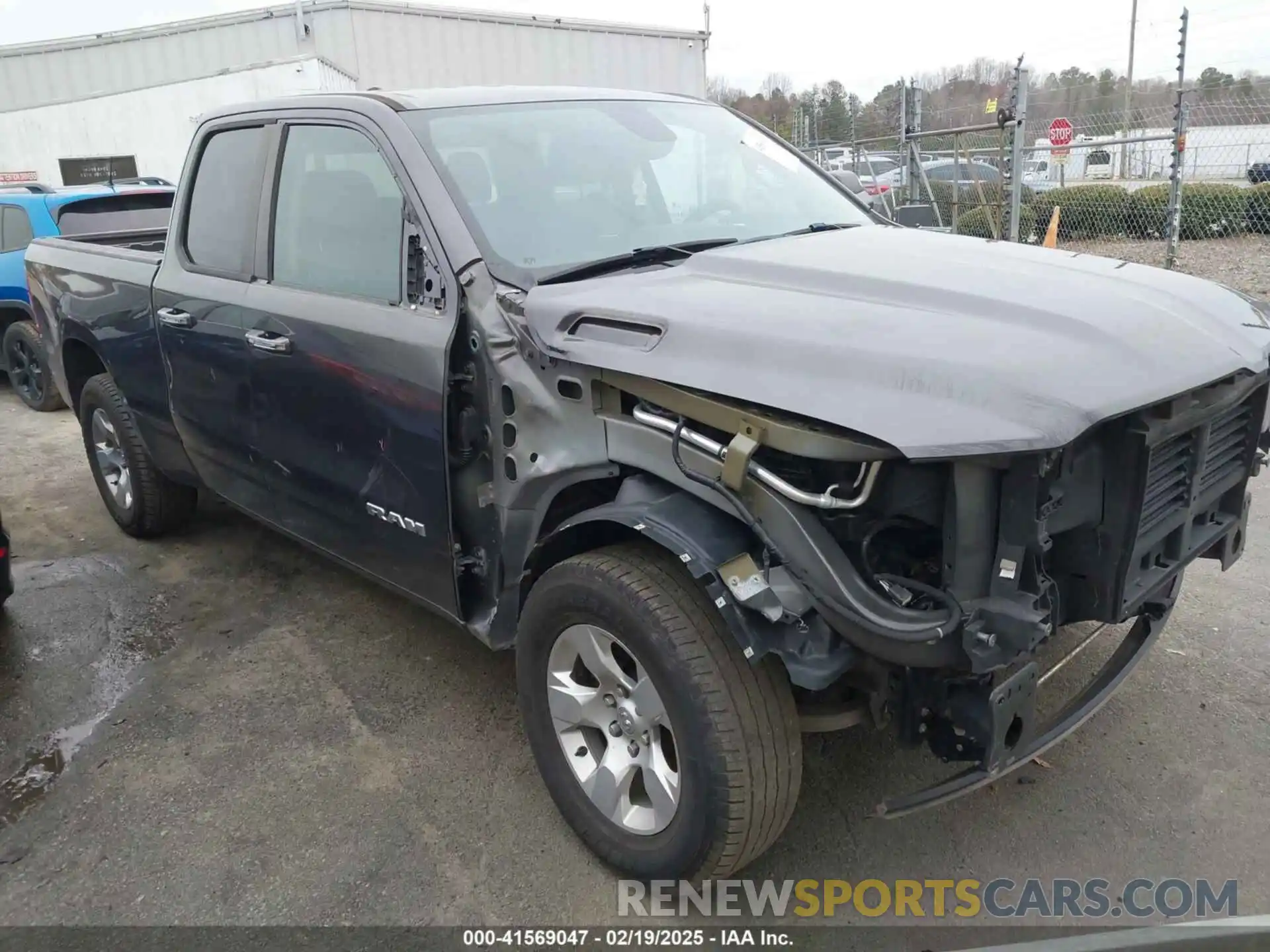 1 Photograph of a damaged car 1C6RRFBG1KN911445 RAM 1500 2019