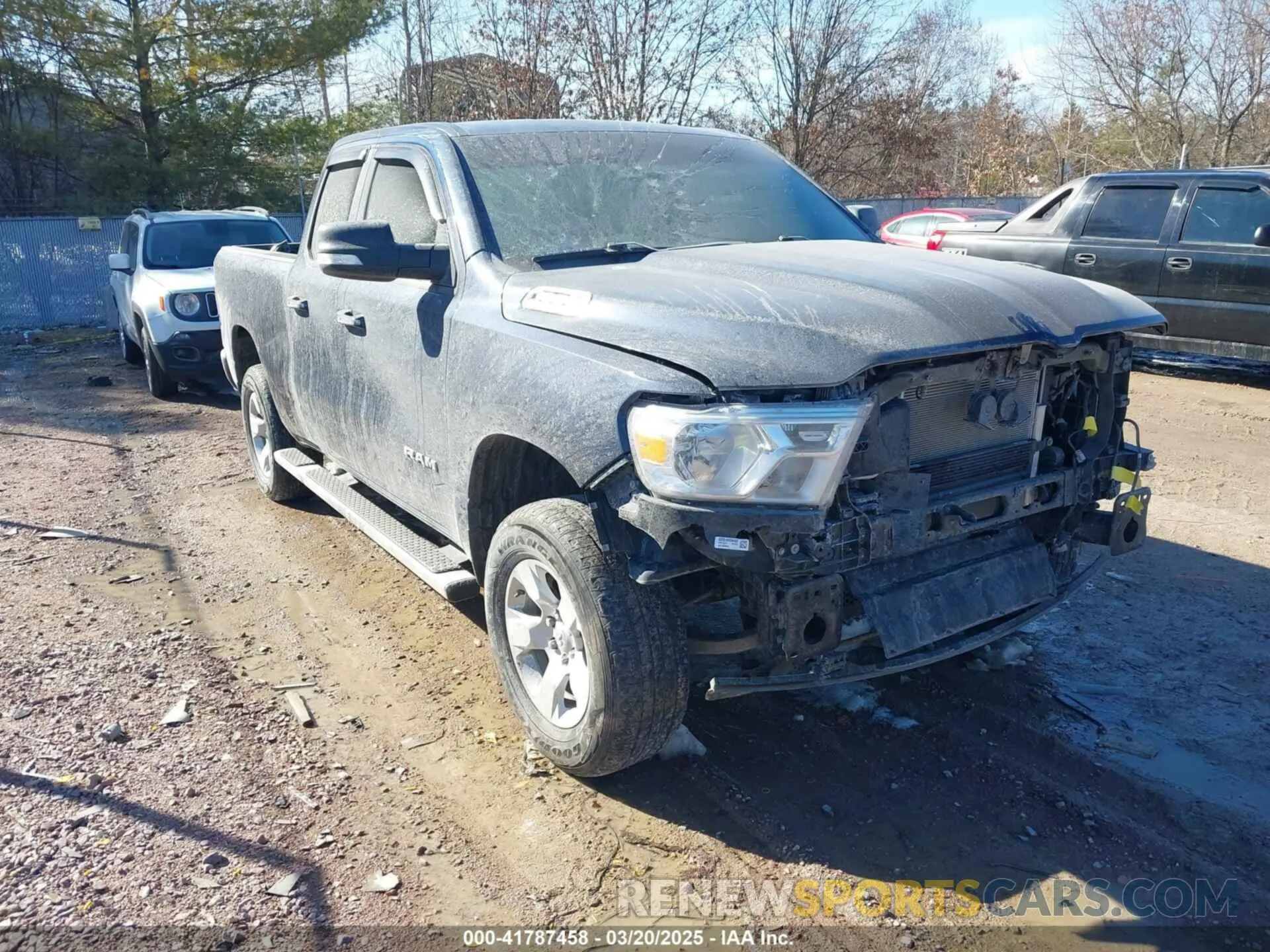 1 Photograph of a damaged car 1C6RRFBG4KN916221 RAM 1500 2019