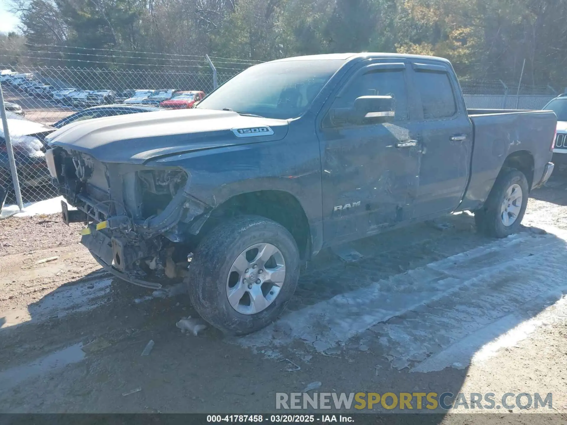 2 Photograph of a damaged car 1C6RRFBG4KN916221 RAM 1500 2019