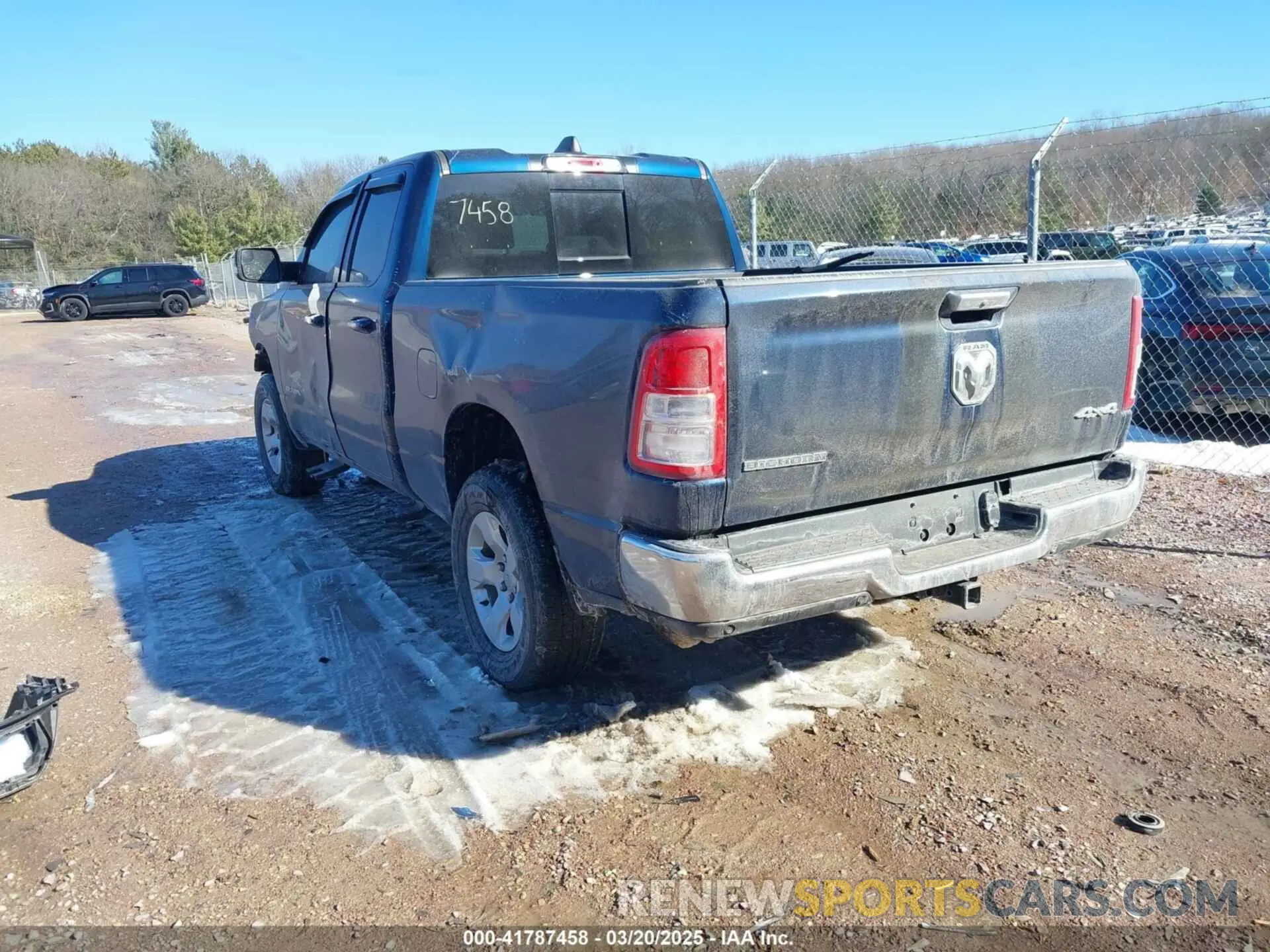 3 Photograph of a damaged car 1C6RRFBG4KN916221 RAM 1500 2019