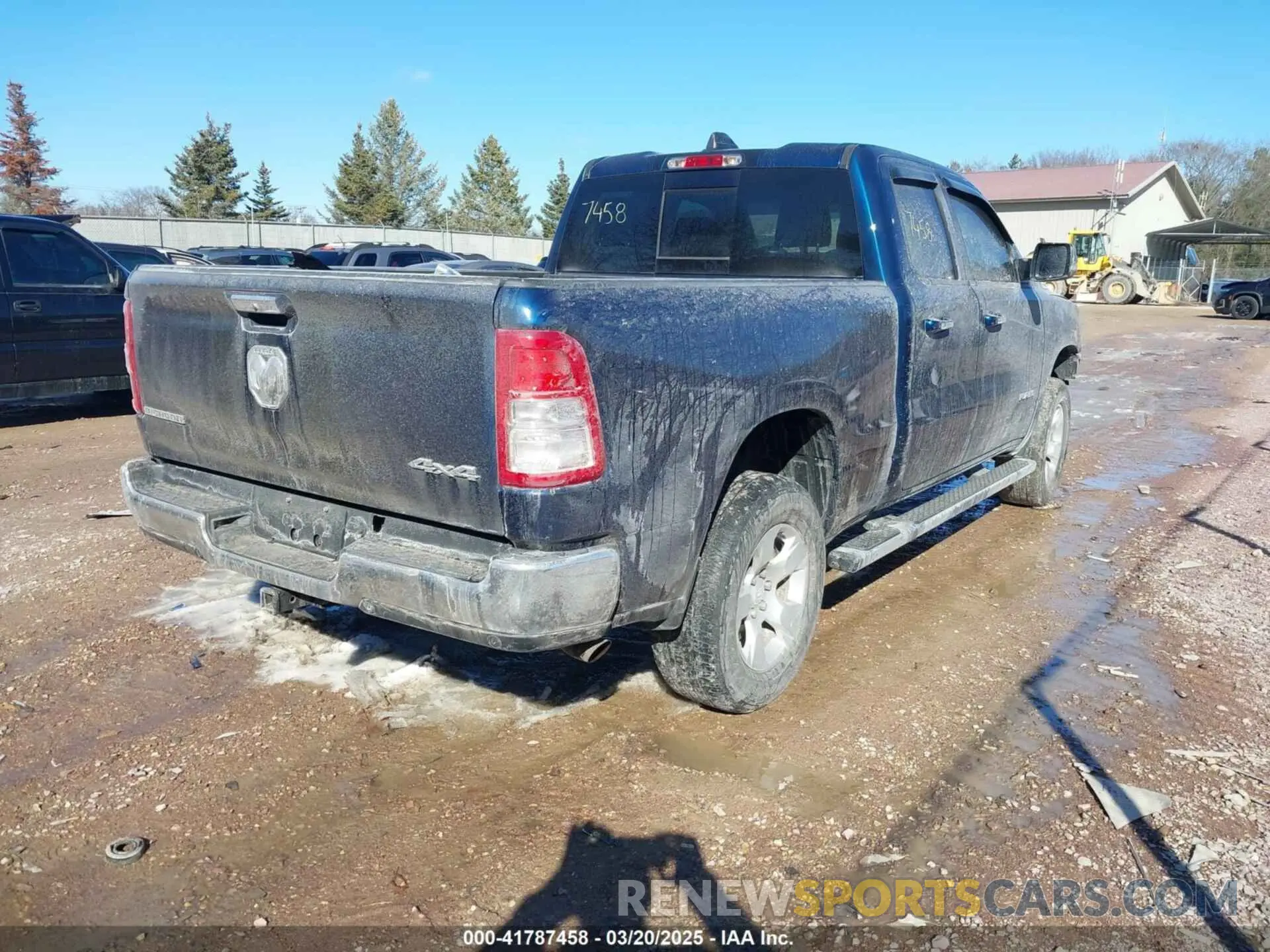 4 Photograph of a damaged car 1C6RRFBG4KN916221 RAM 1500 2019