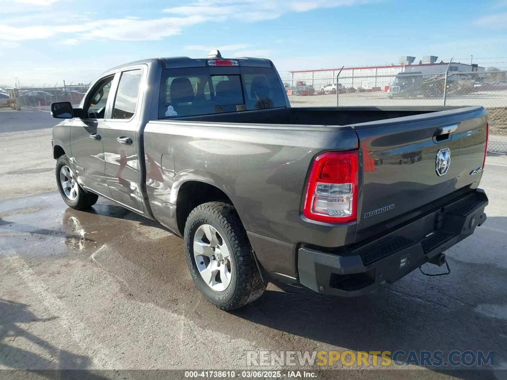 3 Photograph of a damaged car 1C6RRFBG5KN767639 RAM 1500 2019
