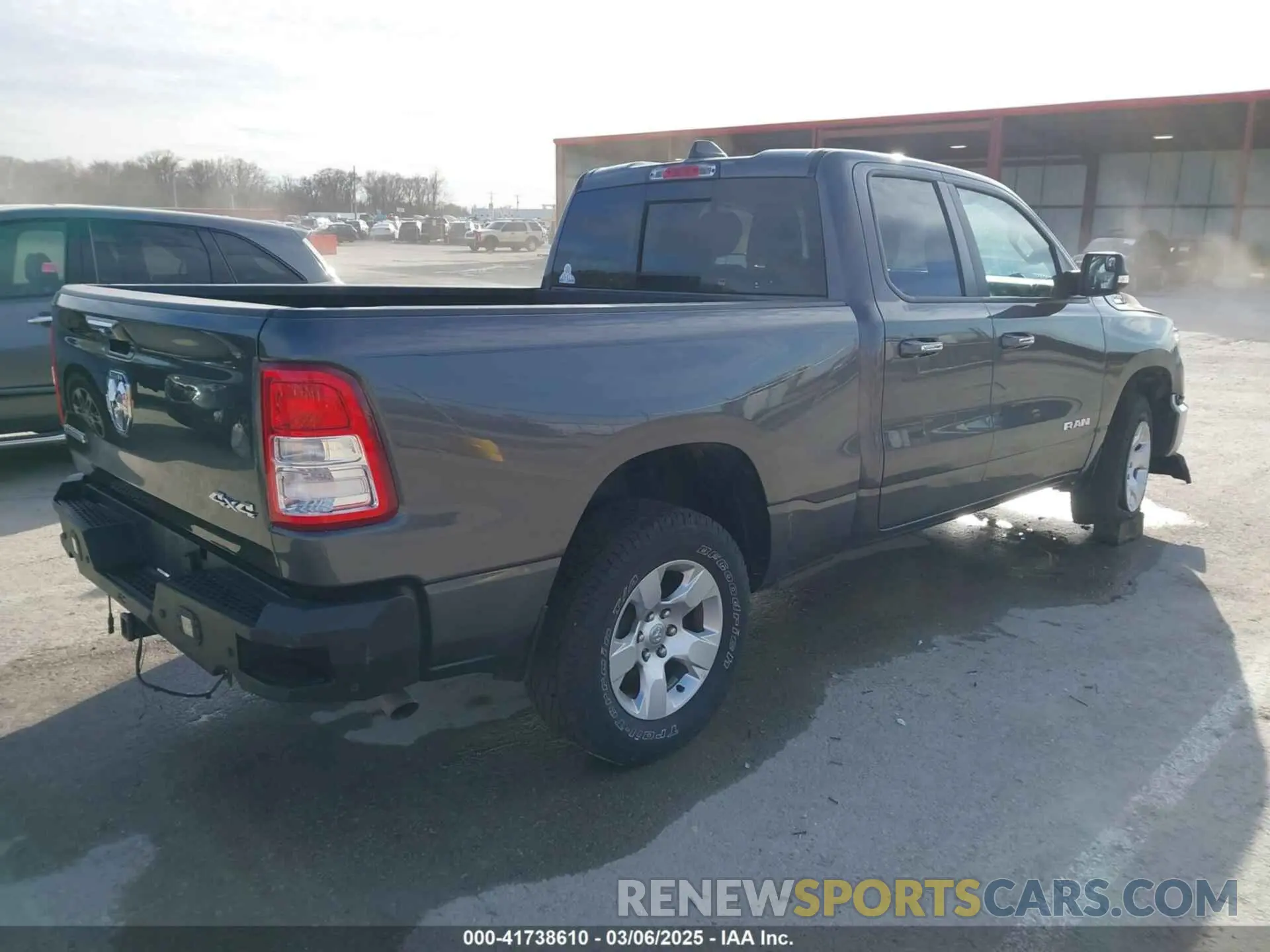4 Photograph of a damaged car 1C6RRFBG5KN767639 RAM 1500 2019