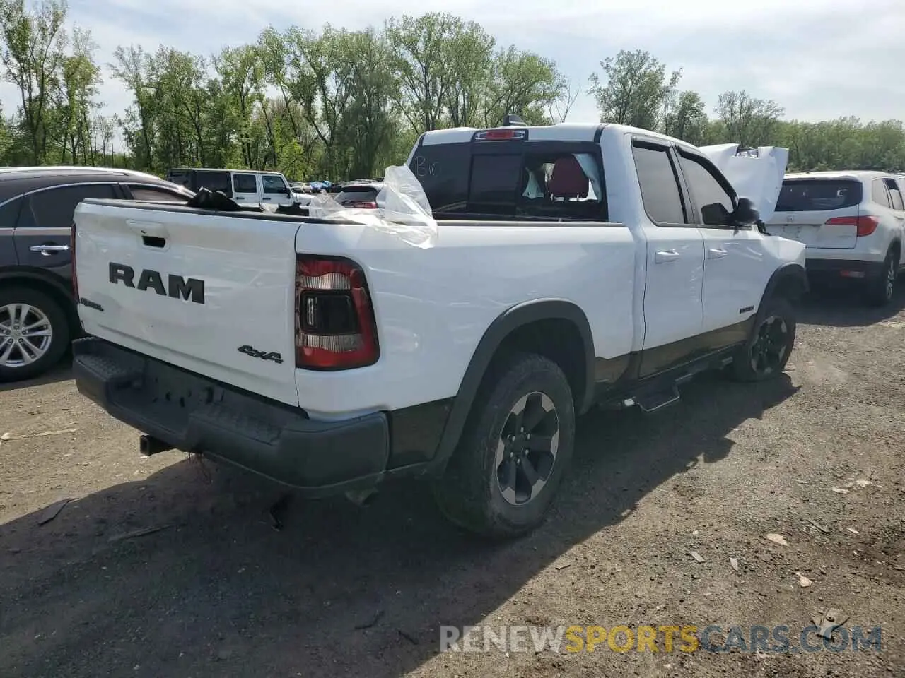 3 Photograph of a damaged car 1C6RRFEG6KN861248 RAM 1500 2019