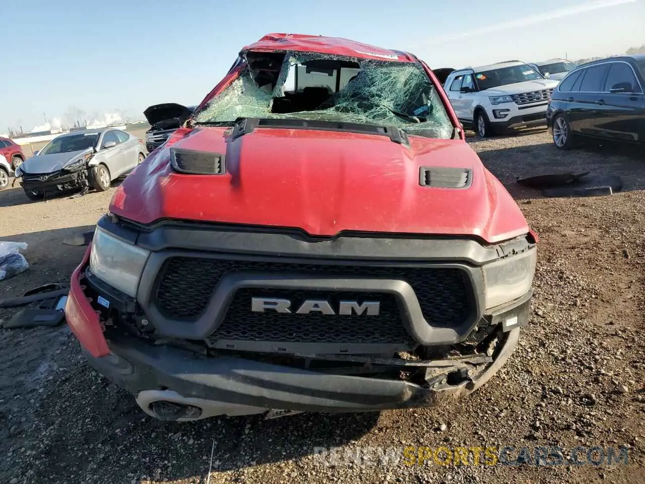5 Photograph of a damaged car 1C6RRFEG7KN820174 RAM 1500 2019