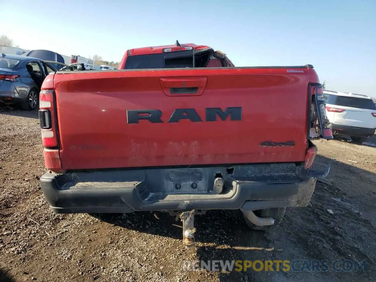 6 Photograph of a damaged car 1C6RRFEG7KN820174 RAM 1500 2019