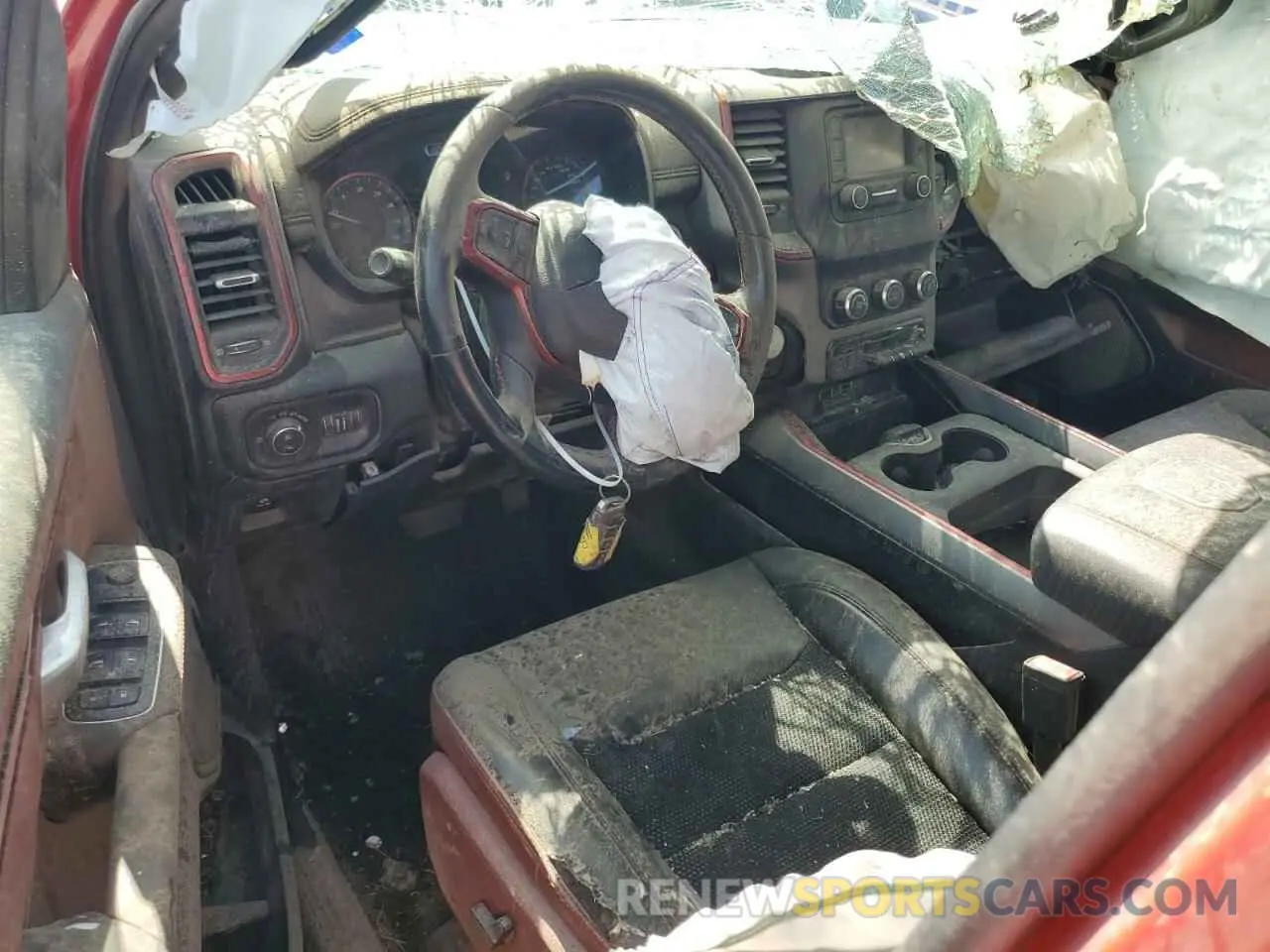 8 Photograph of a damaged car 1C6RRFEG7KN820174 RAM 1500 2019