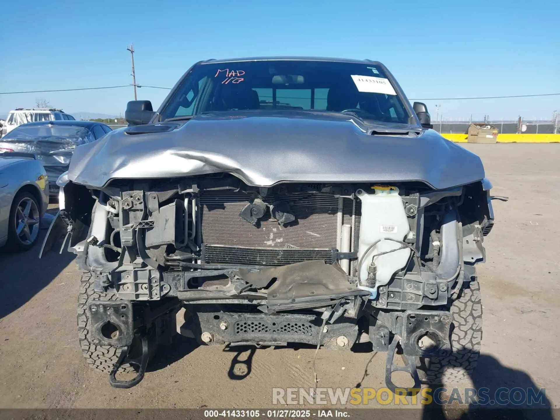 13 Photograph of a damaged car 1C6RRFEG8KN887978 RAM 1500 2019