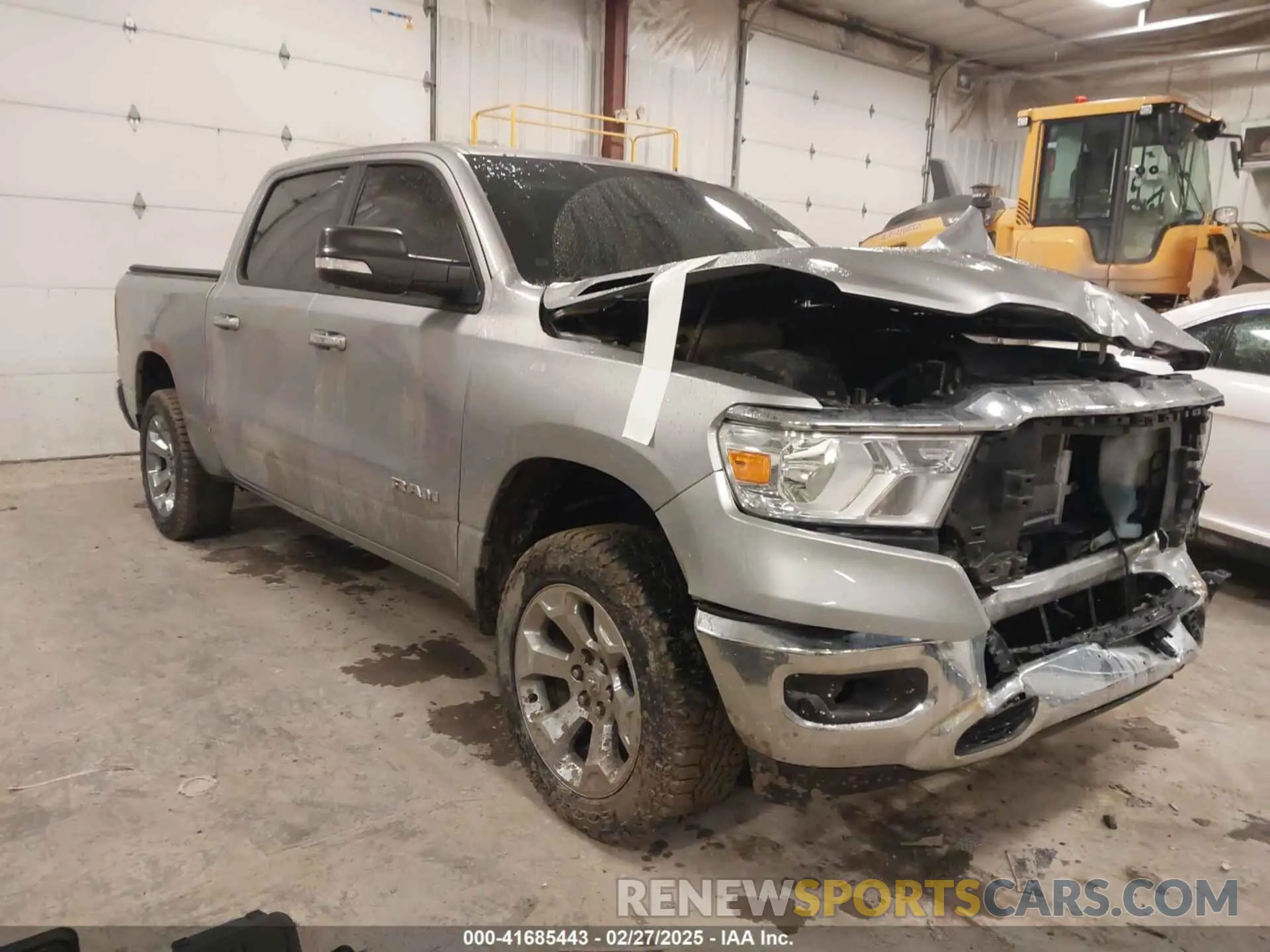 1 Photograph of a damaged car 1C6RRFFG0KN818782 RAM 1500 2019