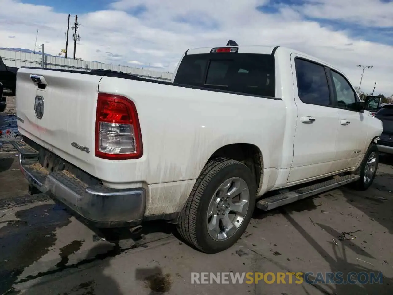 3 Photograph of a damaged car 1C6RRFFG0KN818815 RAM 1500 2019