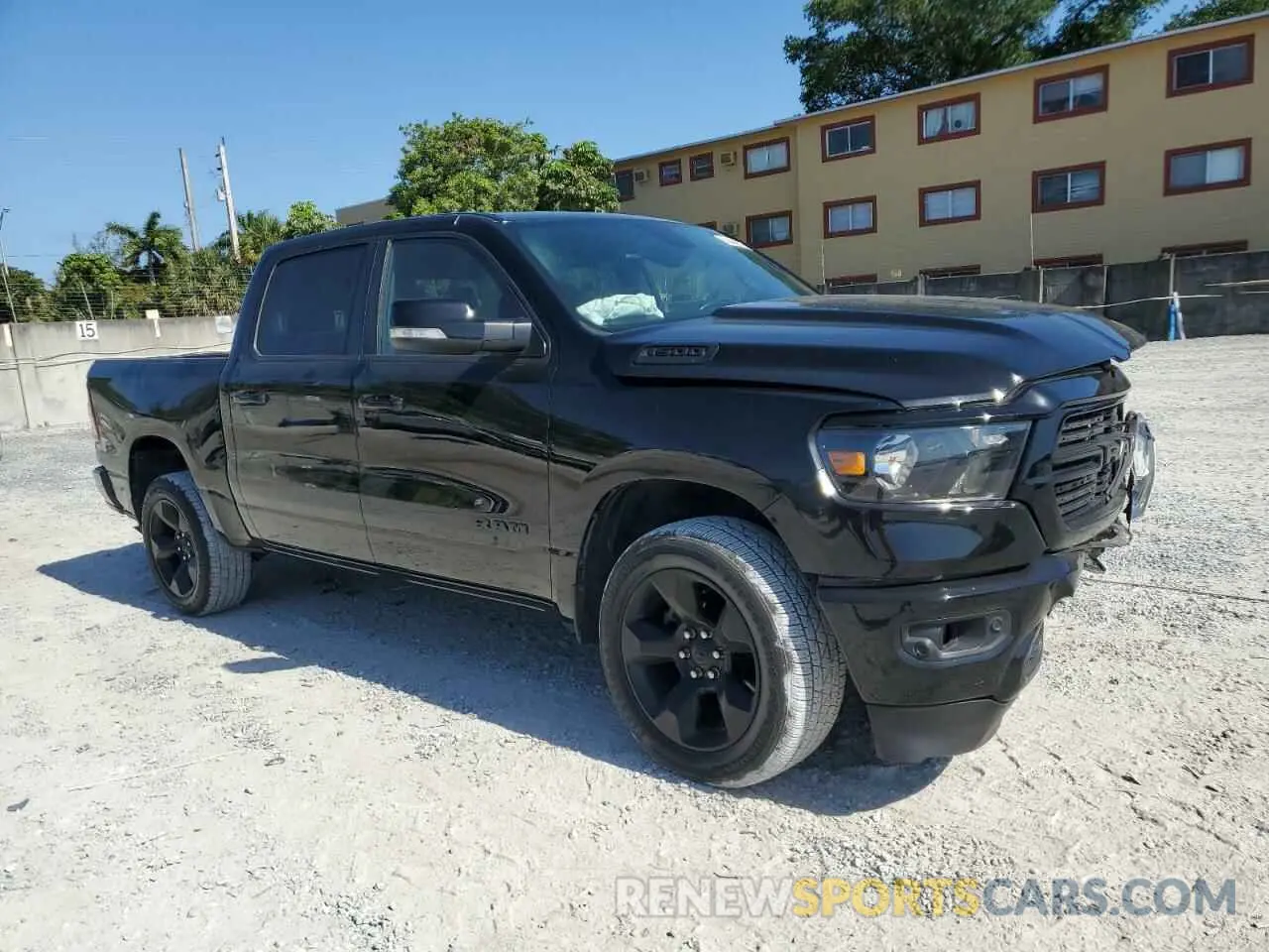 4 Photograph of a damaged car 1C6RRFFG0KN857081 RAM 1500 2019