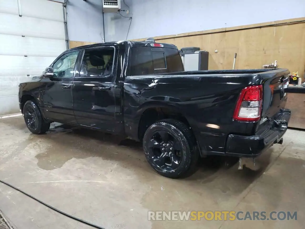 2 Photograph of a damaged car 1C6RRFFG0KN909339 RAM 1500 2019