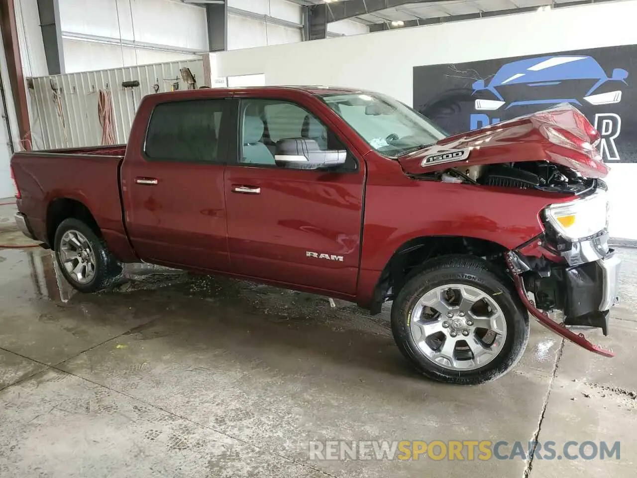 4 Photograph of a damaged car 1C6RRFFG1KN675874 RAM 1500 2019