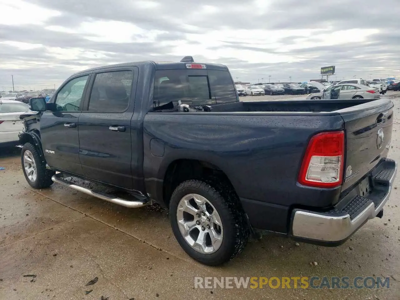 2 Photograph of a damaged car 1C6RRFFG1KN728055 RAM 1500 2019