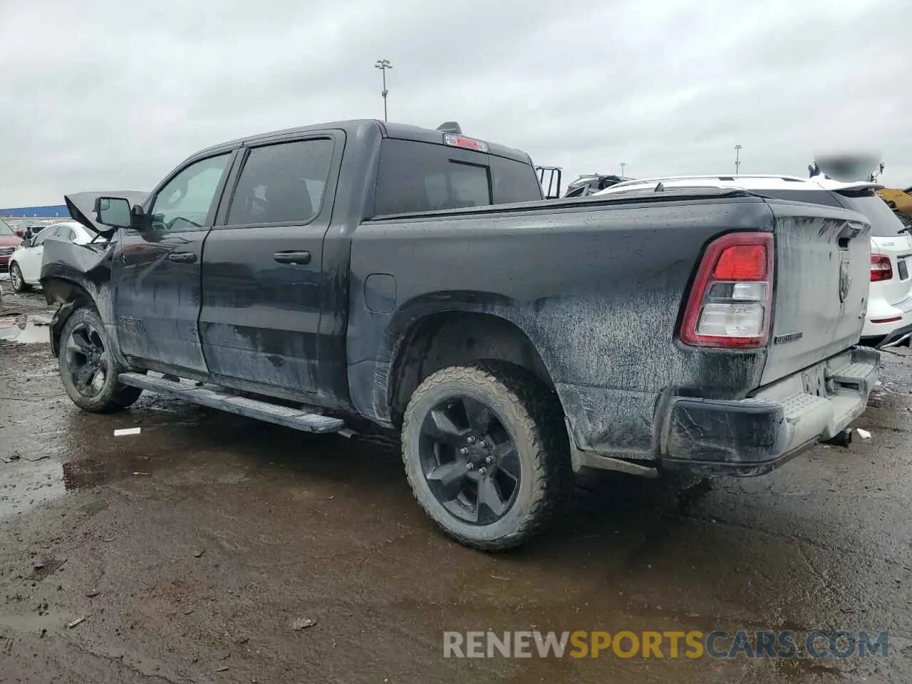 2 Photograph of a damaged car 1C6RRFFG2KN881477 RAM 1500 2019
