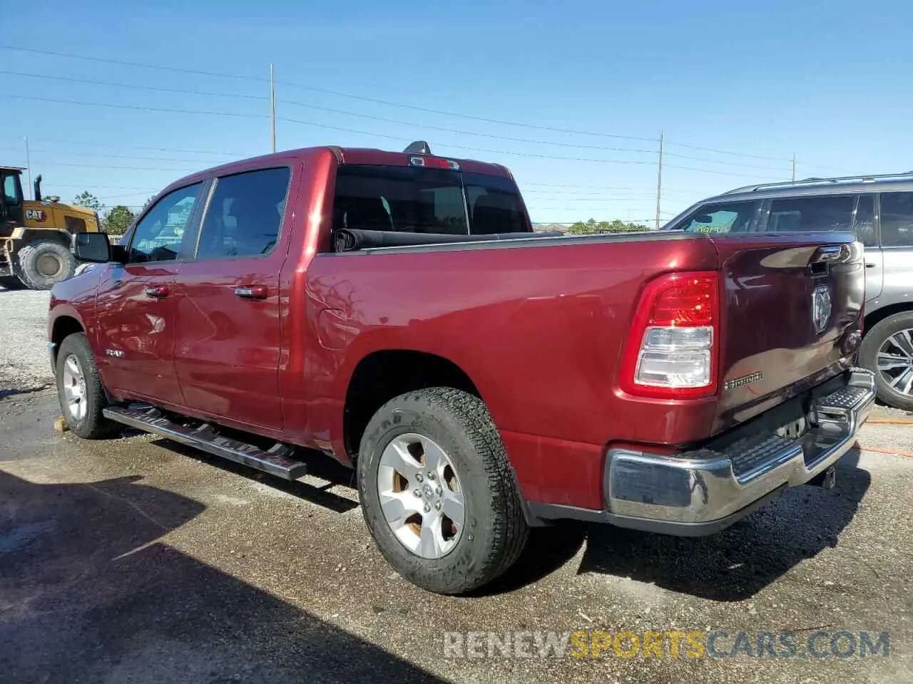 2 Photograph of a damaged car 1C6RRFFG3KN862260 RAM 1500 2019