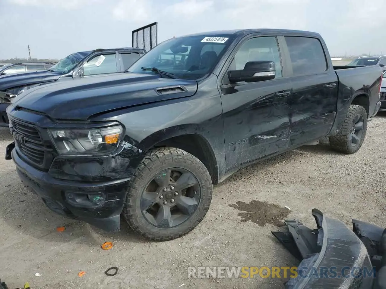 1 Photograph of a damaged car 1C6RRFFG5KN846660 RAM 1500 2019