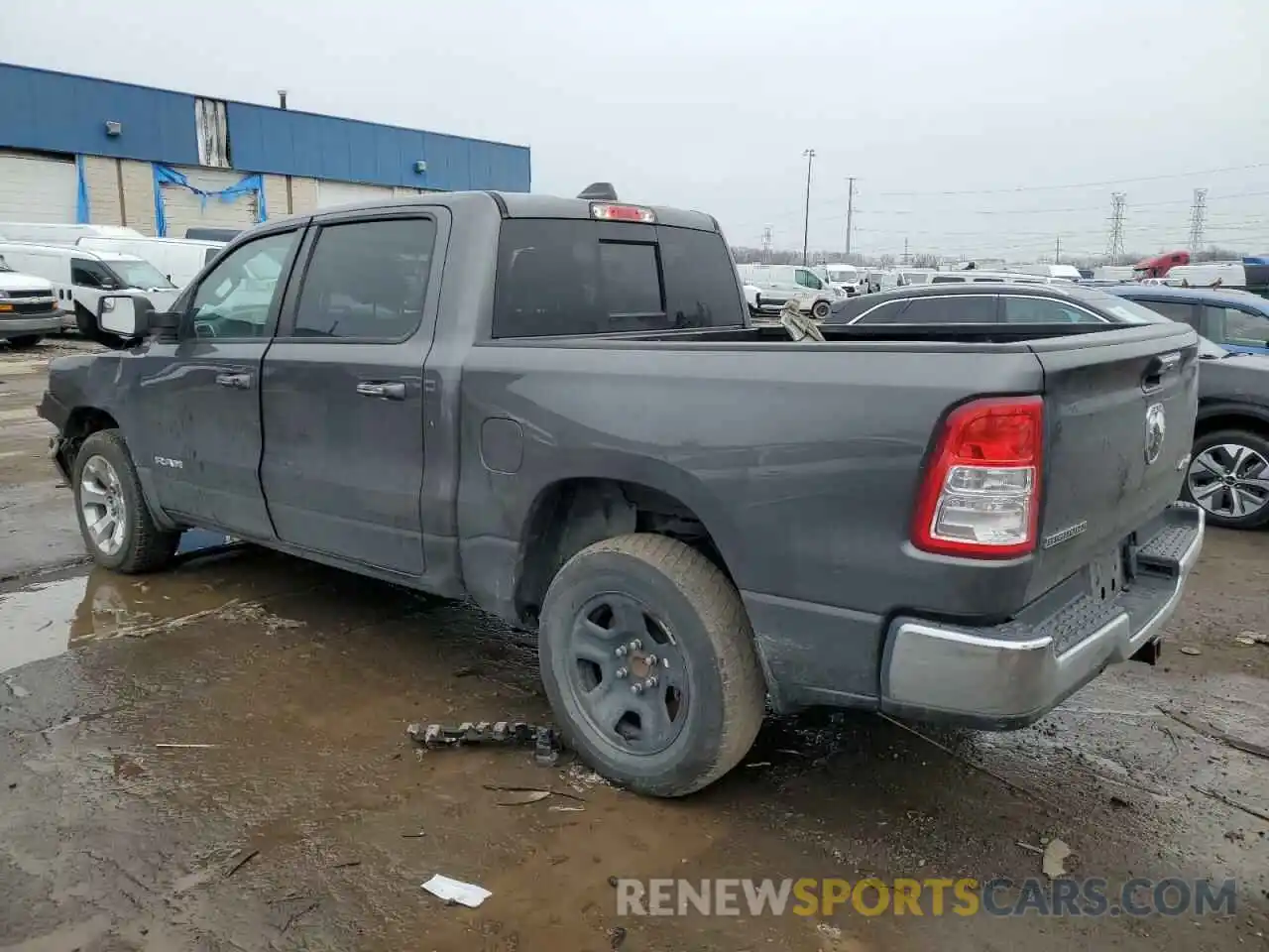 2 Photograph of a damaged car 1C6RRFFG6KN873978 RAM 1500 2019