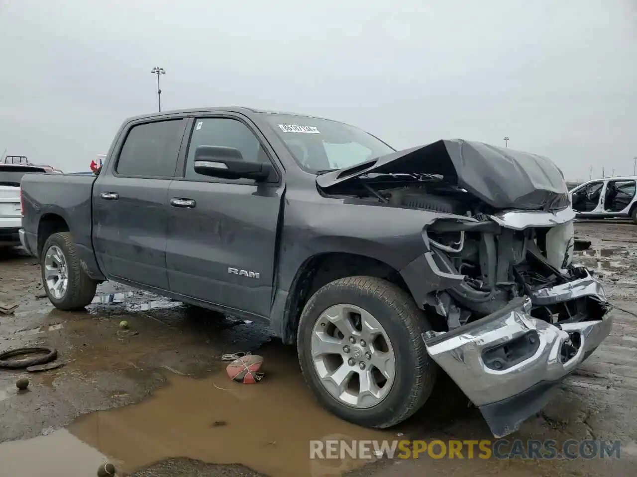 4 Photograph of a damaged car 1C6RRFFG6KN873978 RAM 1500 2019