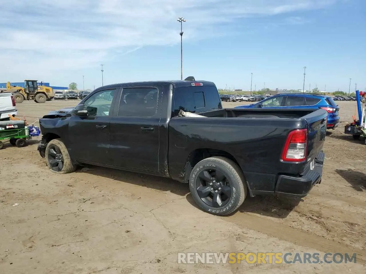 2 Photograph of a damaged car 1C6RRFFG6KN909345 RAM 1500 2019