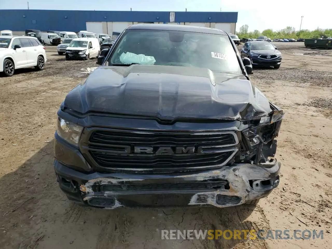 5 Photograph of a damaged car 1C6RRFFG6KN909345 RAM 1500 2019