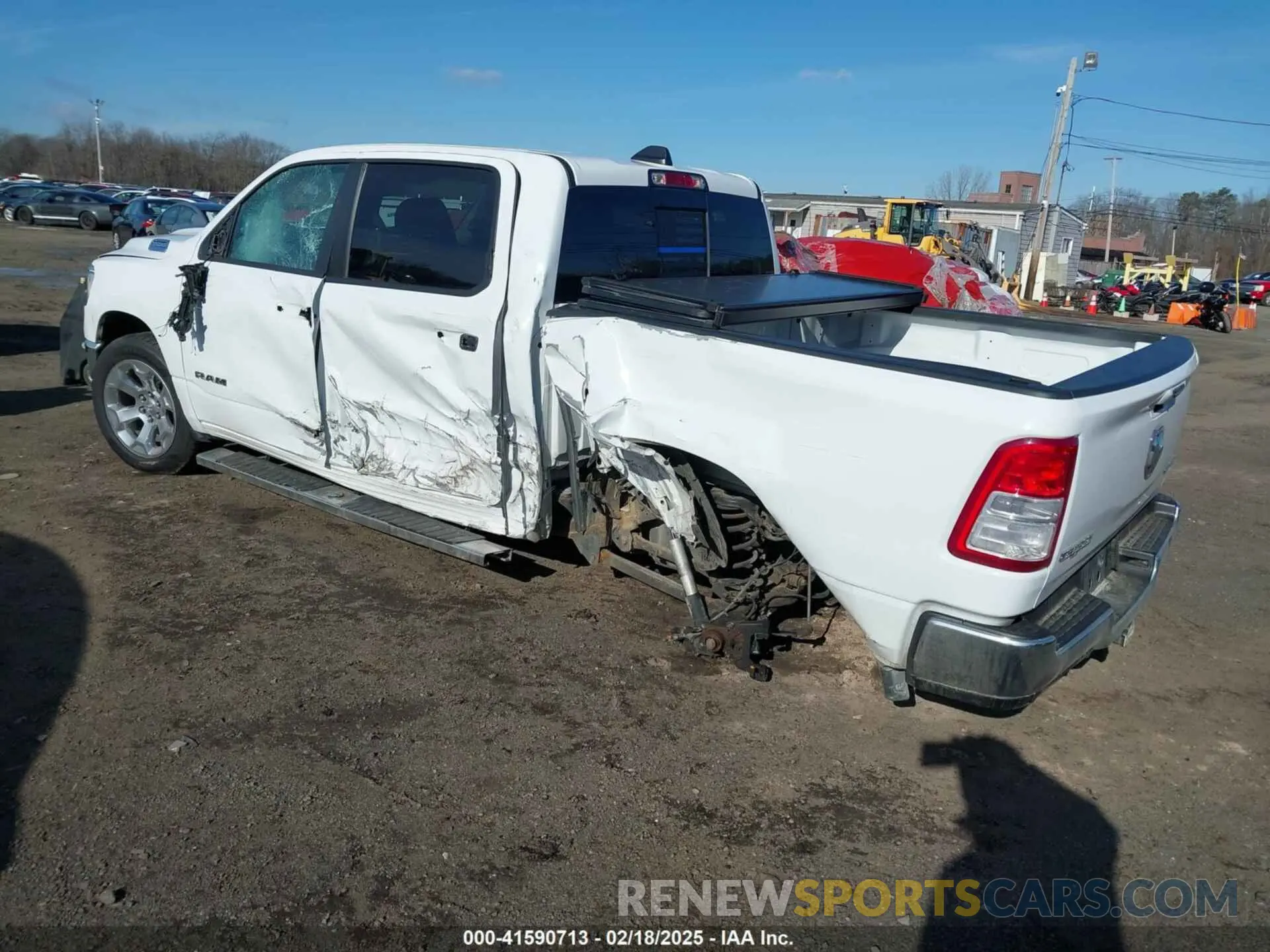 3 Photograph of a damaged car 1C6RRFFG7KN646220 RAM 1500 2019