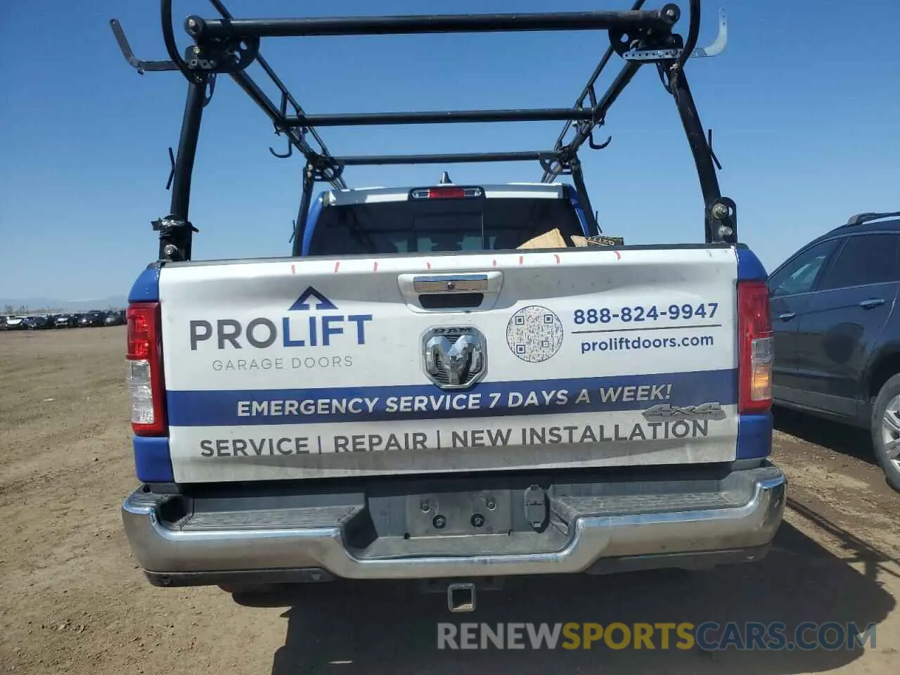 6 Photograph of a damaged car 1C6RRFFG8KN696205 RAM 1500 2019