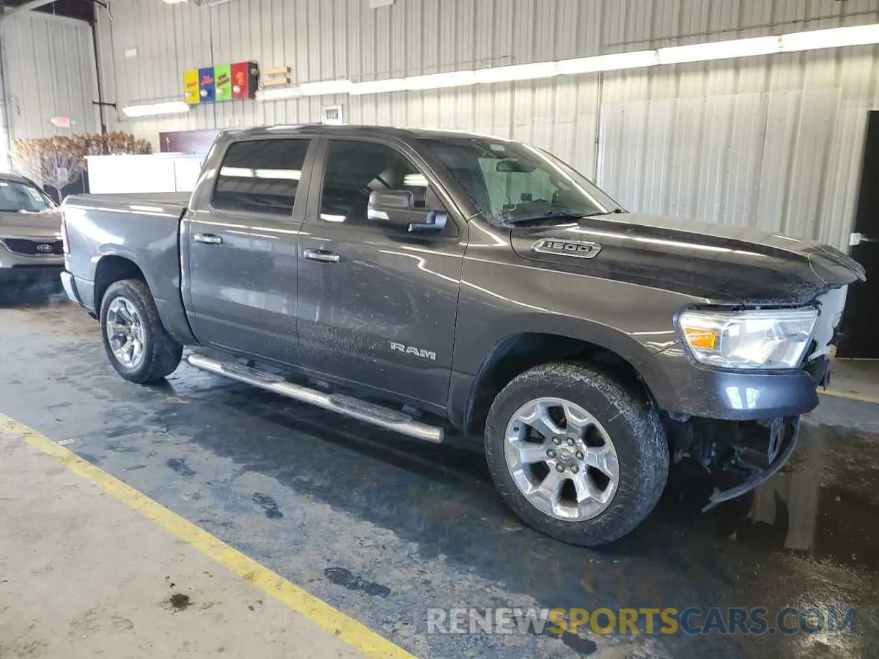 4 Photograph of a damaged car 1C6RRFFG8KN796885 RAM 1500 2019