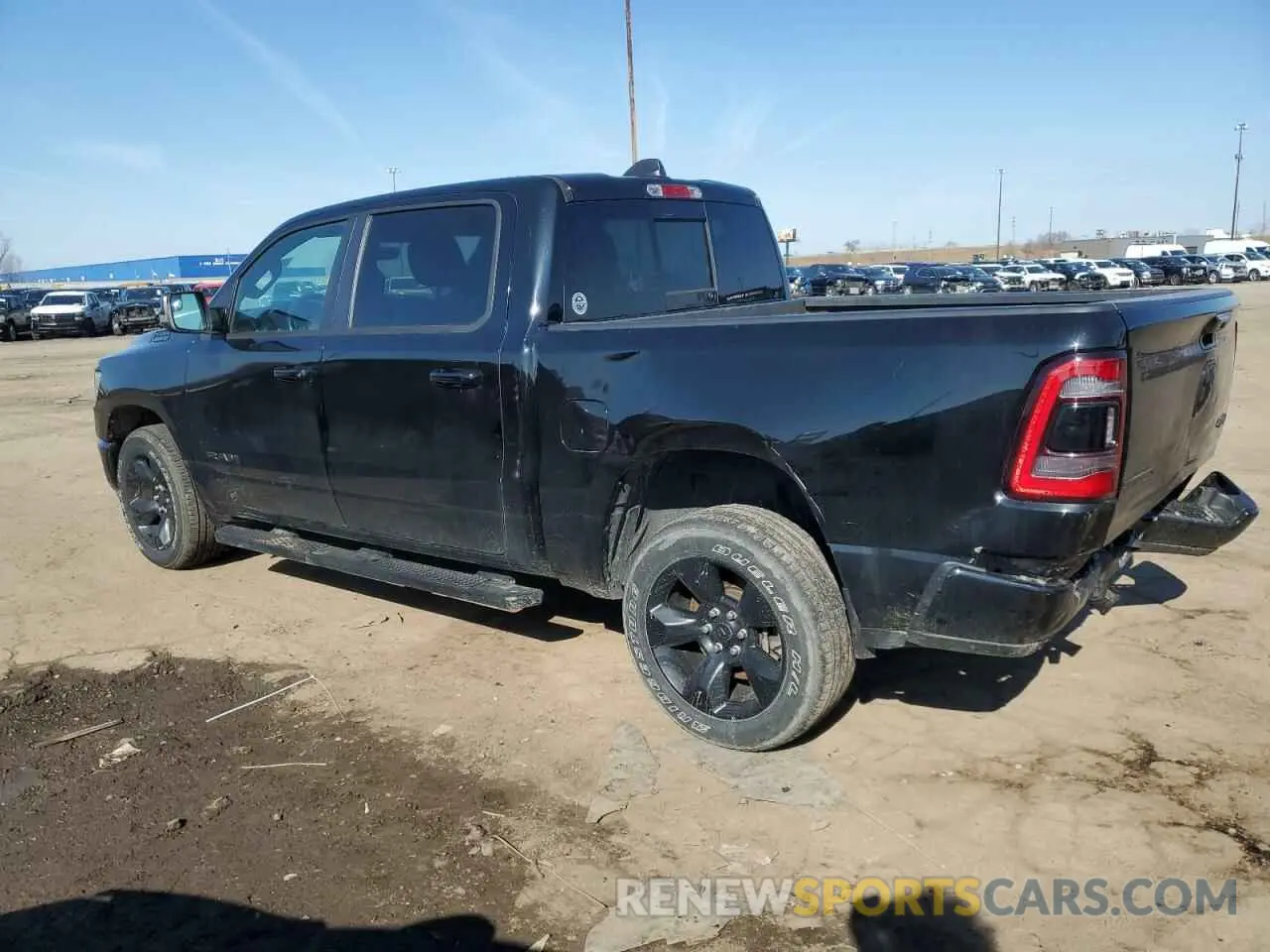 2 Photograph of a damaged car 1C6RRFFG8KN903871 RAM 1500 2019