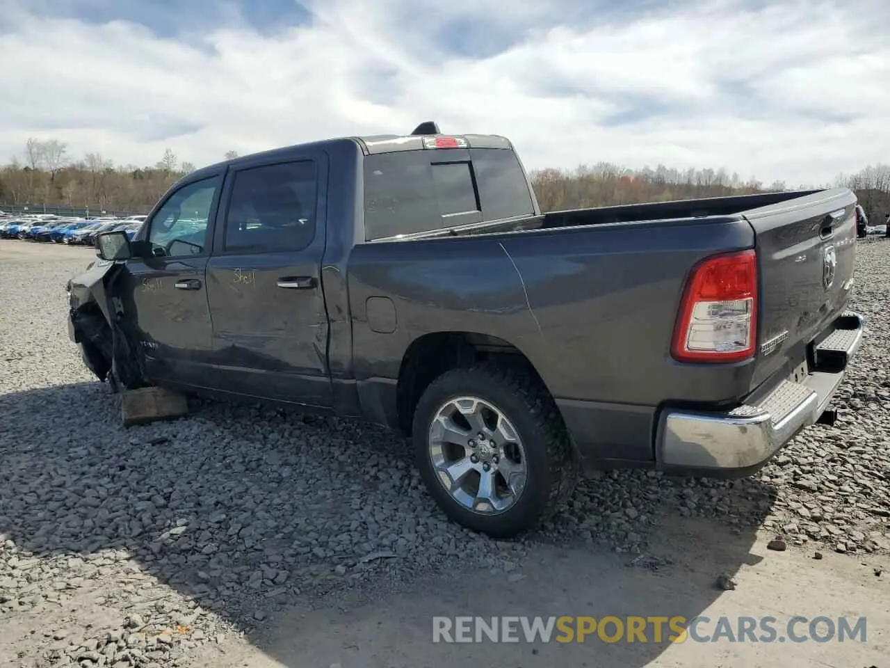 2 Photograph of a damaged car 1C6RRFFG9KN815959 RAM 1500 2019