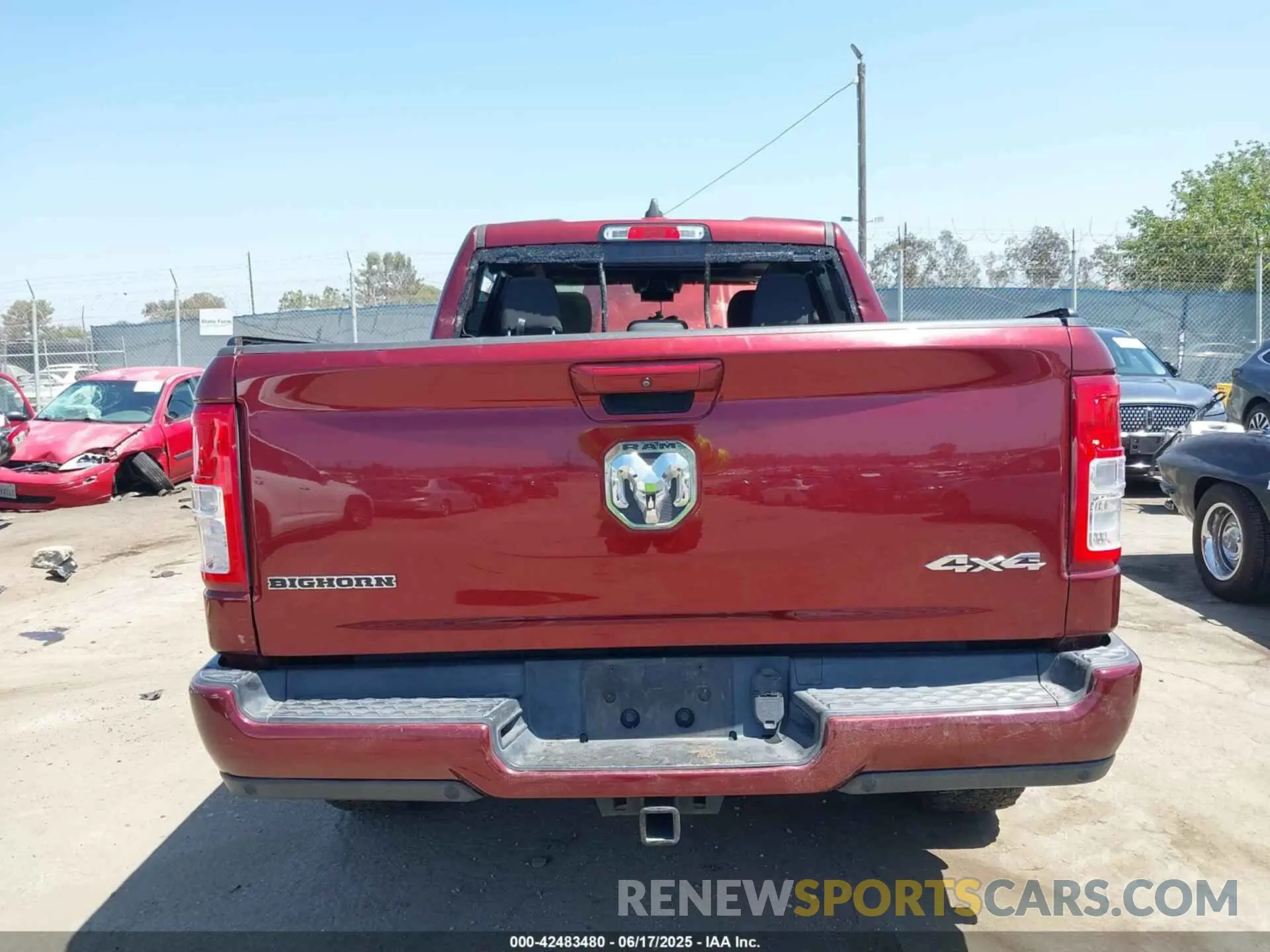 17 Photograph of a damaged car 1C6RRFFGXKN720097 RAM 1500 2019