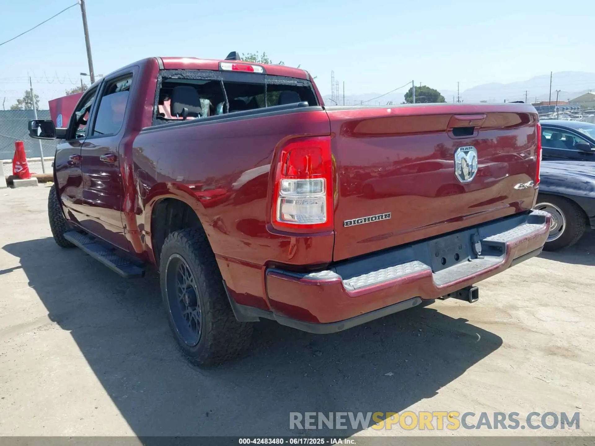 3 Photograph of a damaged car 1C6RRFFGXKN720097 RAM 1500 2019