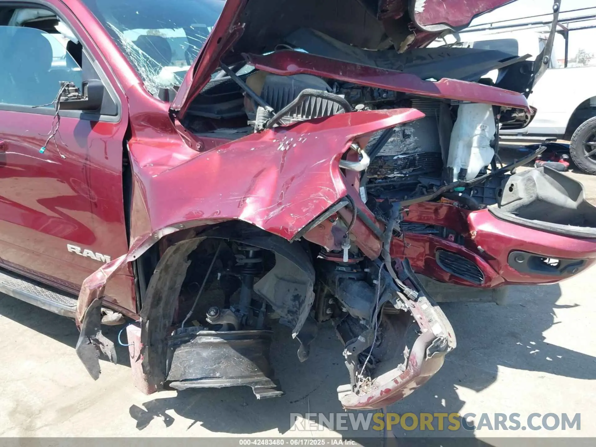 6 Photograph of a damaged car 1C6RRFFGXKN720097 RAM 1500 2019