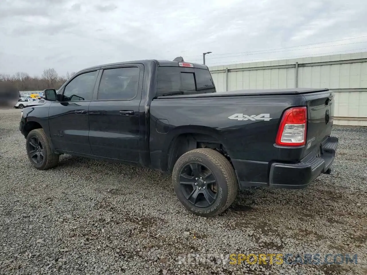 2 Photograph of a damaged car 1C6RRFFGXKN760650 RAM 1500 2019