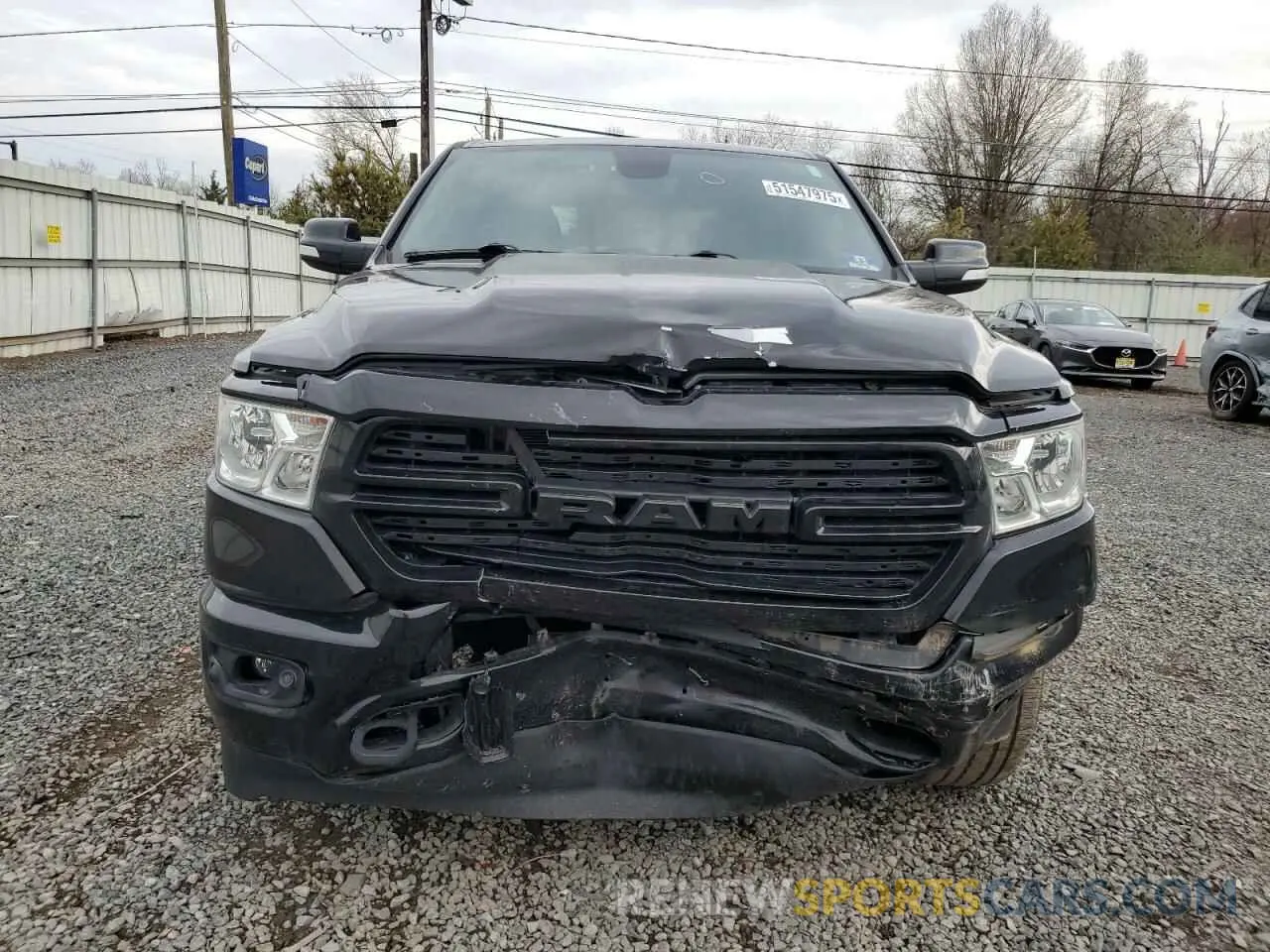 5 Photograph of a damaged car 1C6RRFFGXKN760650 RAM 1500 2019