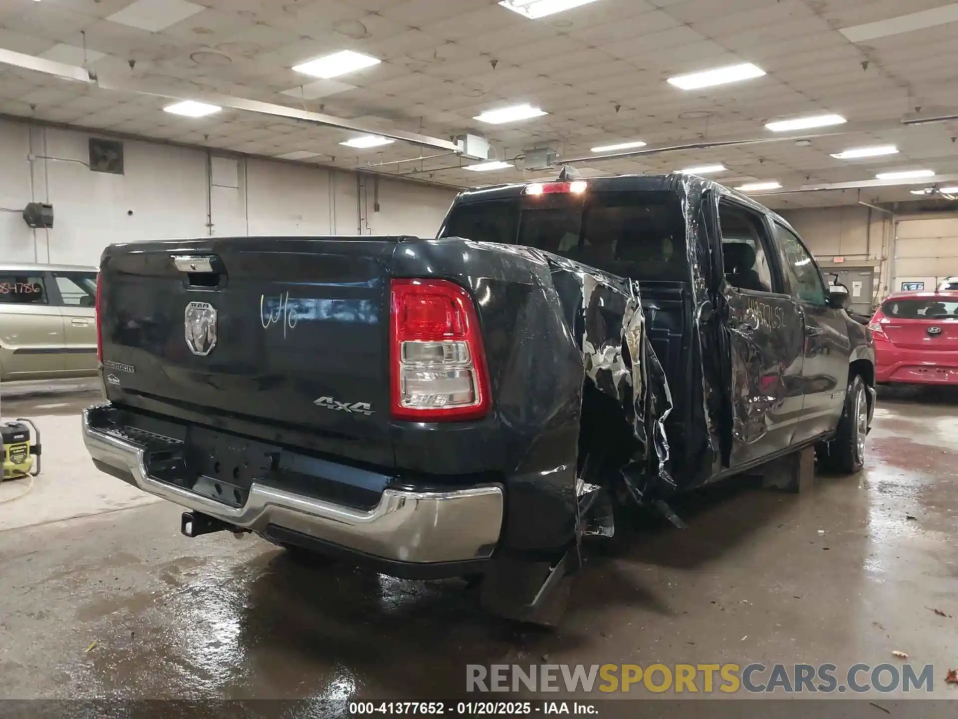 4 Photograph of a damaged car 1C6RRFFGXKN817476 RAM 1500 2019