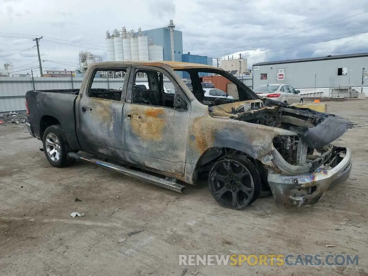 4 Photograph of a damaged car 1C6RRFFGXKN818143 RAM 1500 2019