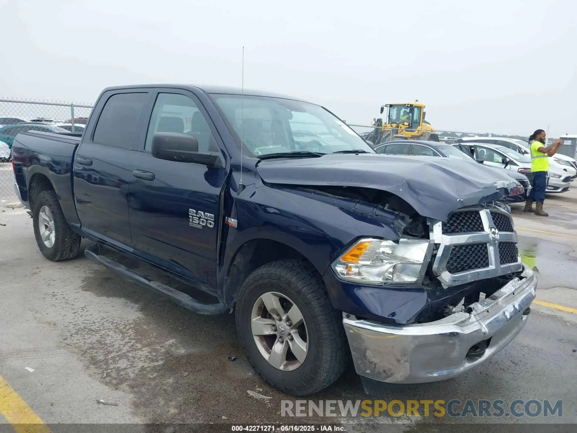 1 Photograph of a damaged car 1C6RRFKT8KS532487 RAM 1500 2019