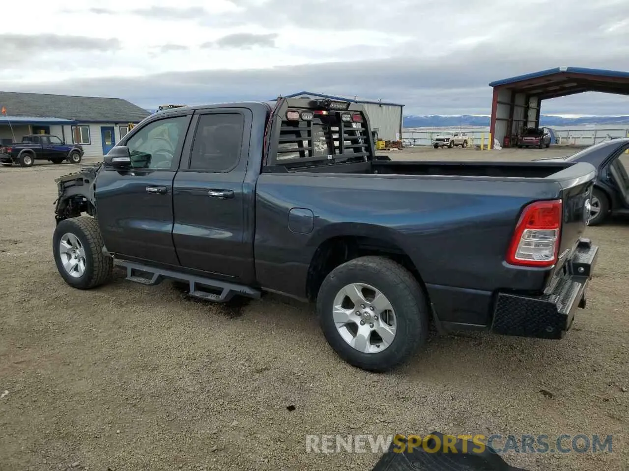 2 Photograph of a damaged car 1C6SRFBT0KN656706 RAM 1500 2019