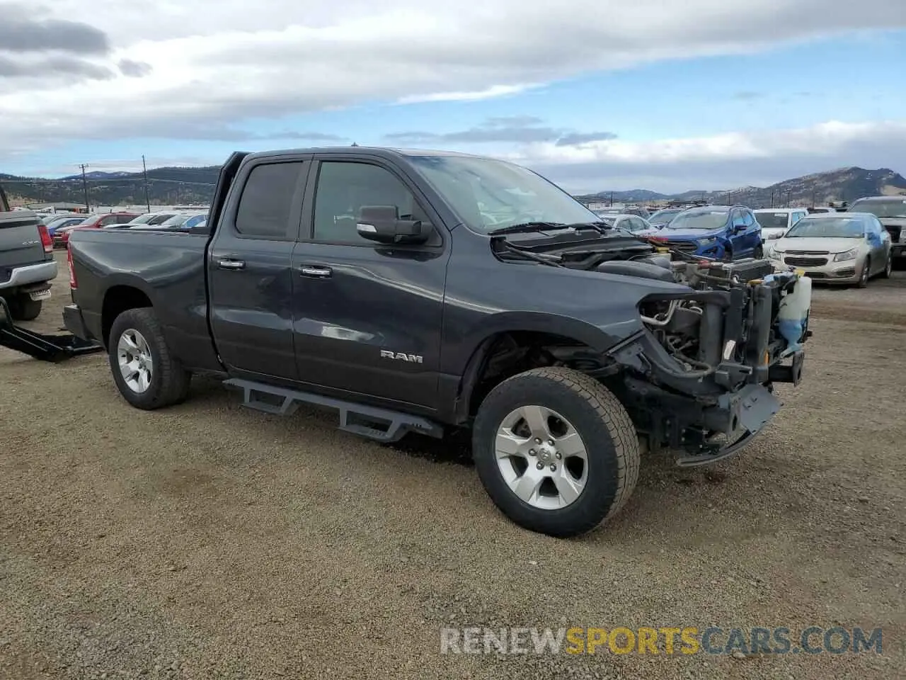 4 Photograph of a damaged car 1C6SRFBT0KN656706 RAM 1500 2019