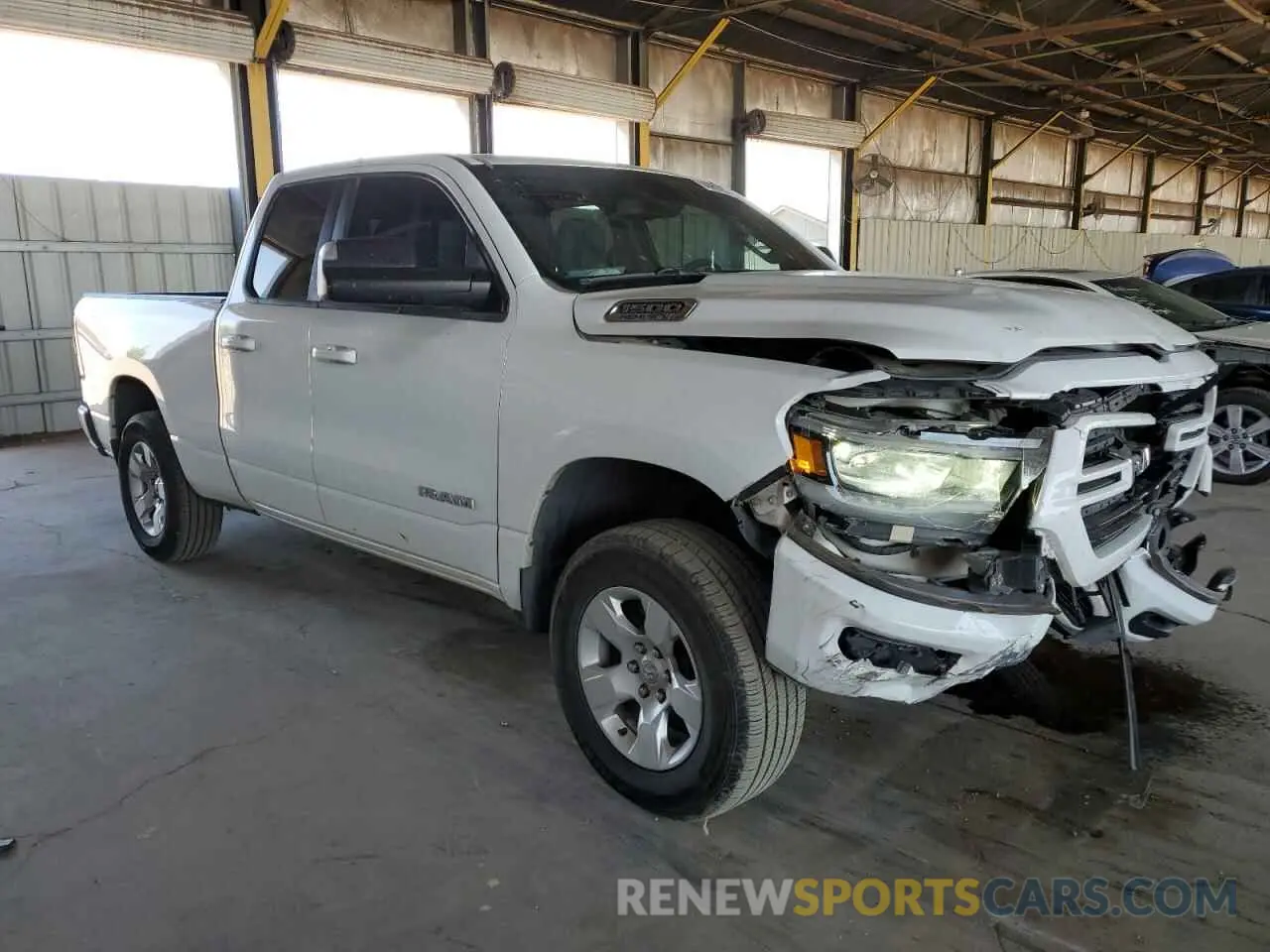 4 Photograph of a damaged car 1C6SRFBT1KN521766 RAM 1500 2019
