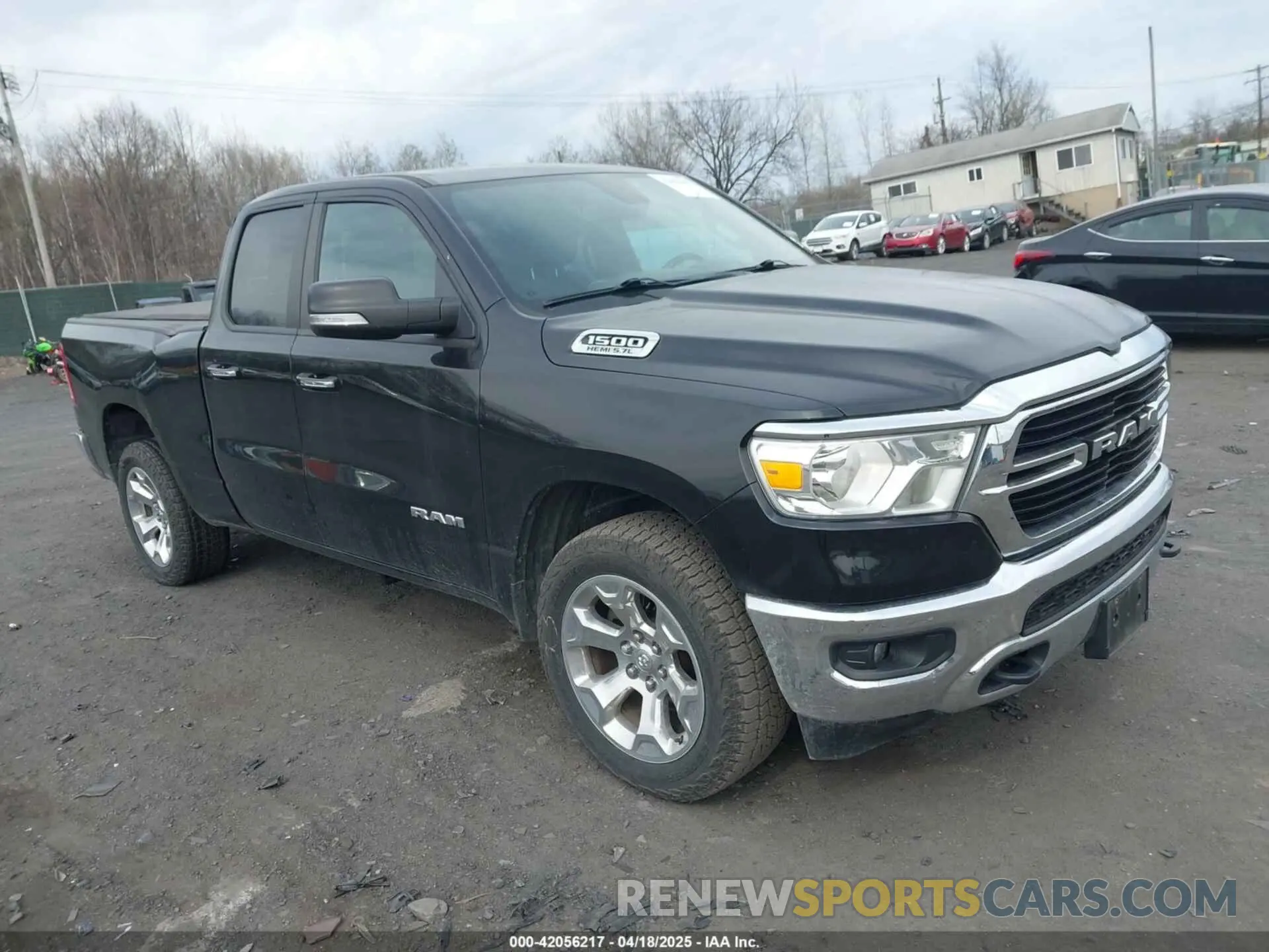1 Photograph of a damaged car 1C6SRFBT3KN623246 RAM 1500 2019